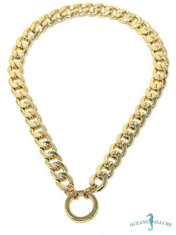 12mm GFB Cuban Link Chain Necklace