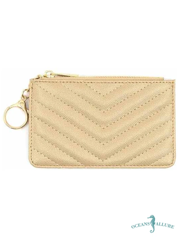 Gold Keychain Wallet