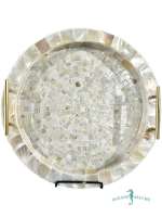 Round Mother of Pearl Tray