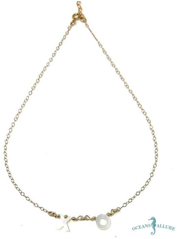 GF MOP XO Necklace