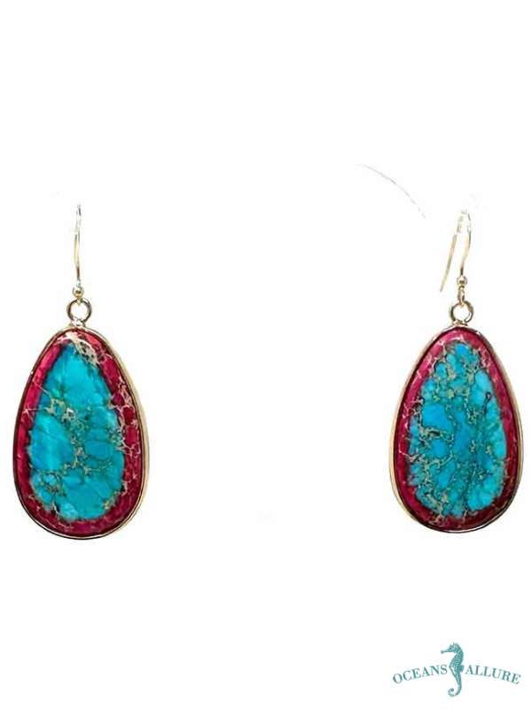 GP Jasper Teardrop Earrings