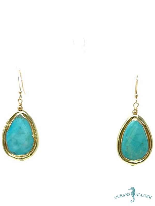 GP Turquoise (H) Teardrop Earrings