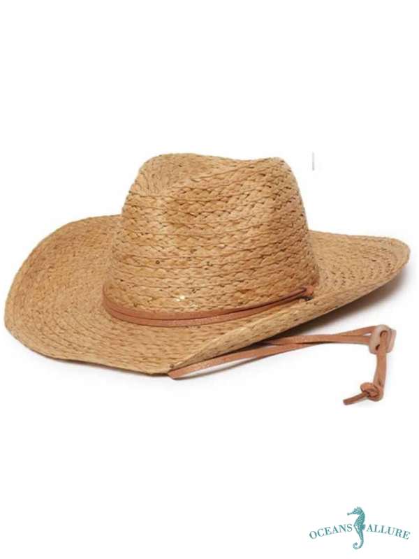 Lt. Brown Sequin Cowboy Hat