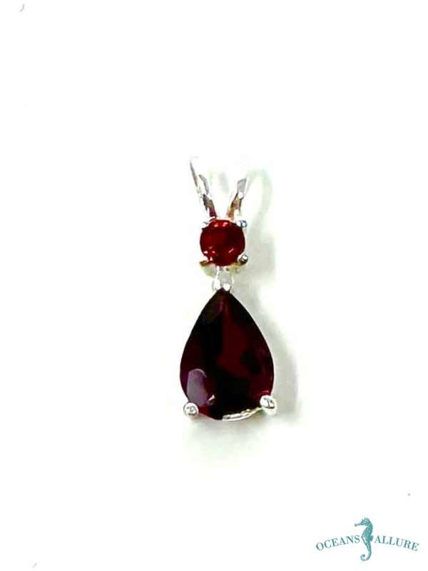 Ruby Teardrop Pendant