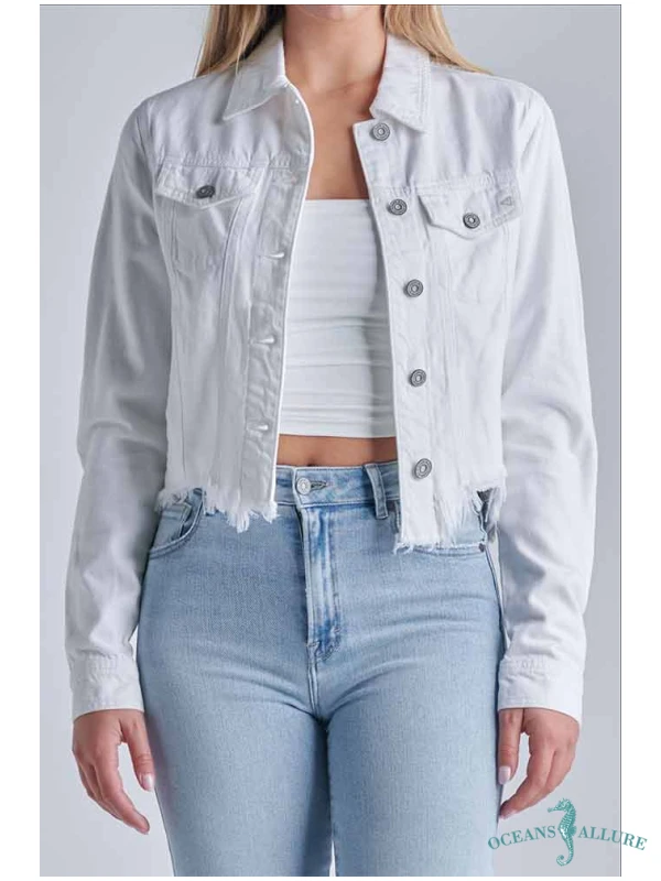 White Rebel Denim Jacket