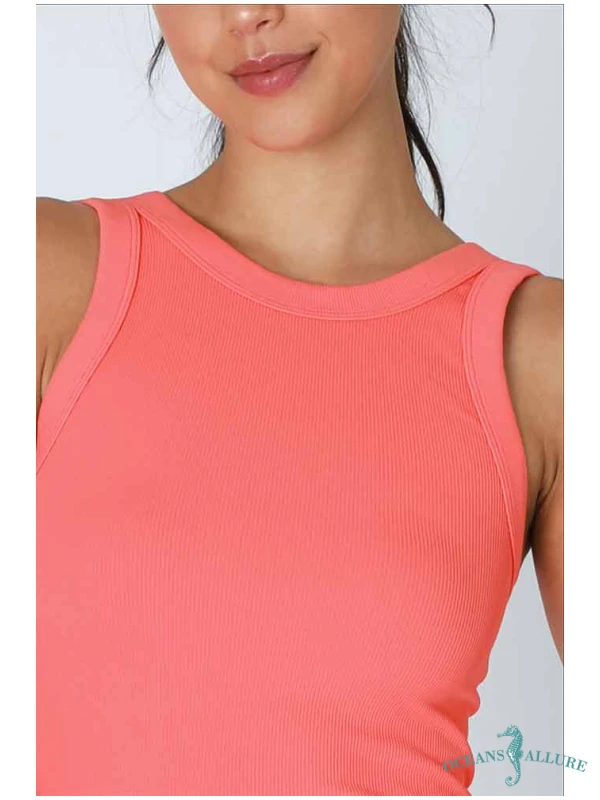 Camellia Reversible Ribbed Tank - Image 2