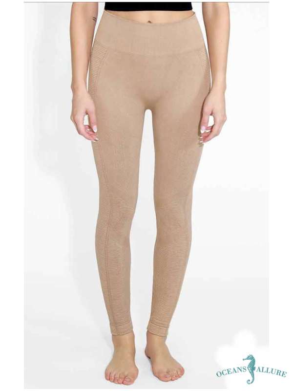 Vintage Beige Leggings