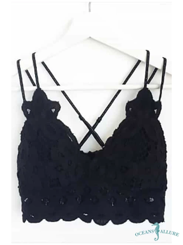 Black Kenna Lace Bralette