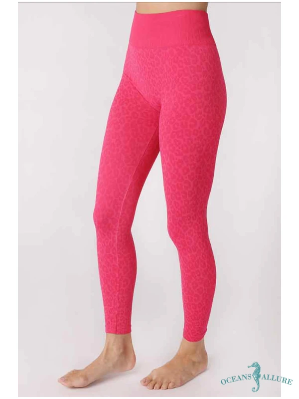 Hot Pink Leoppard Leggings