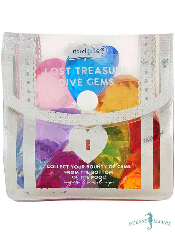 Silver Sparkly Gem Dive Toys