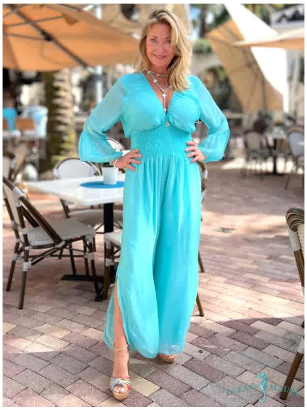 Tiffany Silk Princess Jumpsuit