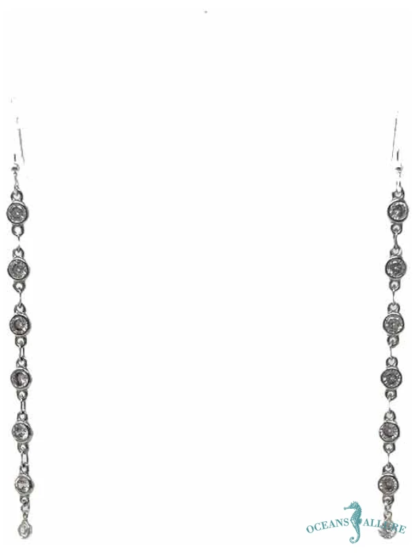 WGFB 4mm CZ Drop Earrings