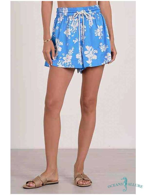 Blue Capri Shorts