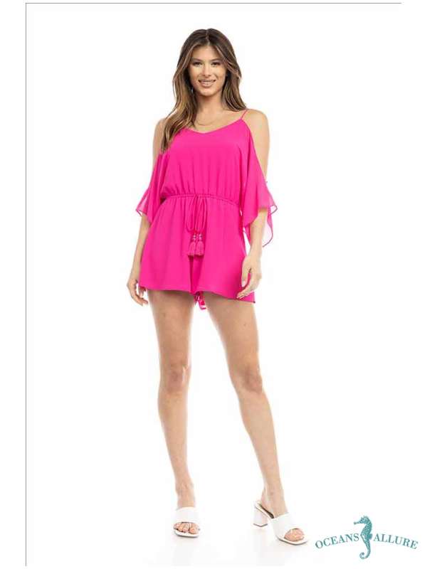 Hot Pink C/S Romper