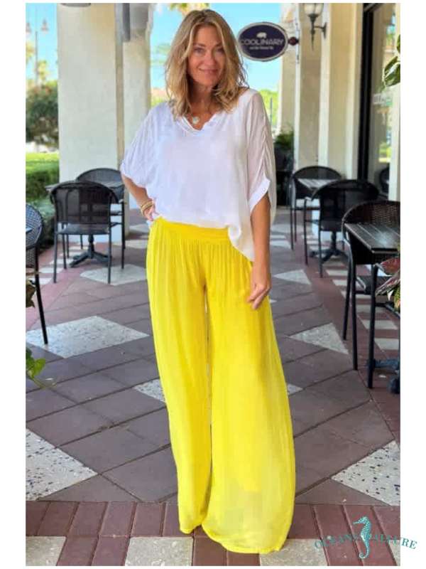 Sunshine Silk Lined Pants