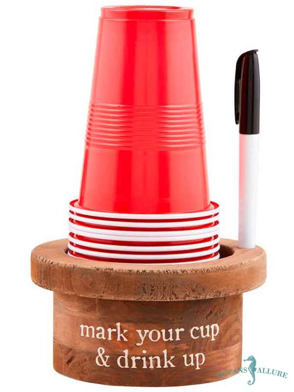 Disposable Cup & Marker Set