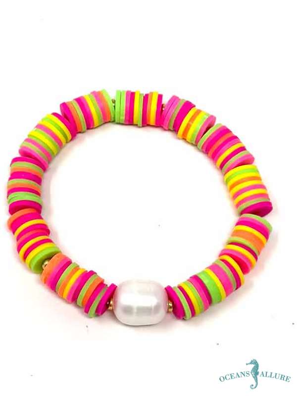 Girlz Rainbow FWP Bracelet