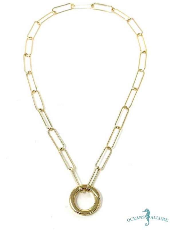 LG GFB Paperclip Chain Necklace IC