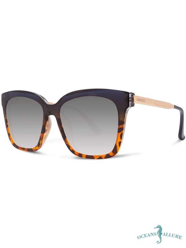 Zoe Navy Tortoise Fade/Grey Gradient