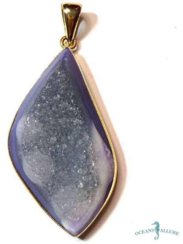 Alchemia Evening Mist Druzy Pendant