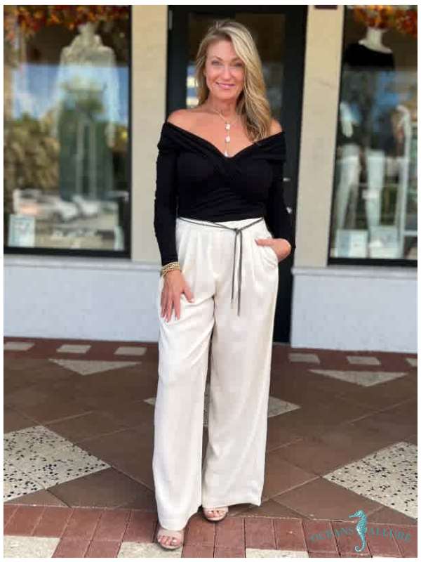 Noir Off-Shoulder Bodycon Top