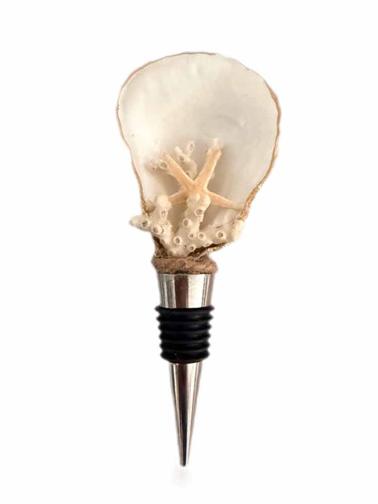 Oyster, Coral, Starfish Bottle Topper